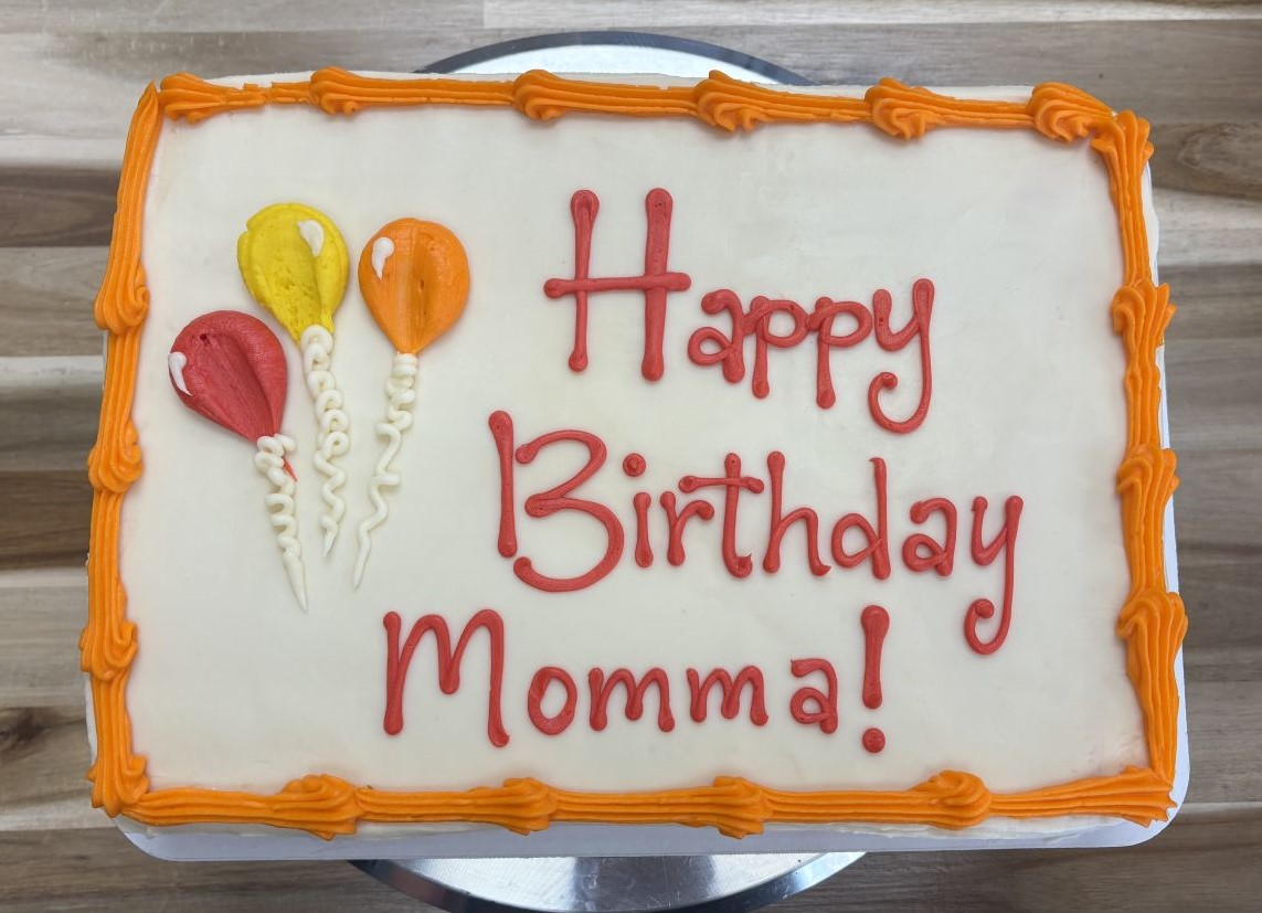 Gluten Free Vanilla Retirement Sheet Cake